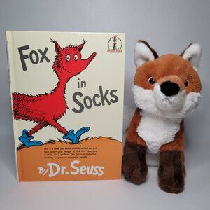Dr Seuss Fox in Socks Hardcover Book Fox Stuffed Animal Whimsical Childrens